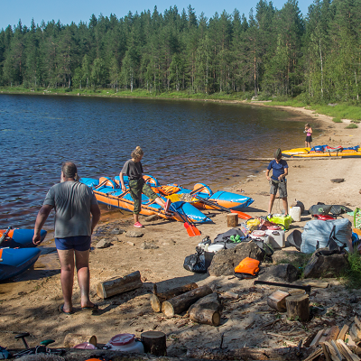 Поход и лагерь на Суне